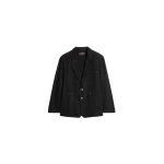 Lemaire Single Breasted Tailored Jacket in Denim - Jackets - Parisian Minimalist Luxury at Coveti