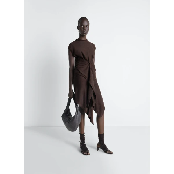 Lemaire Sleeveless Buttoned Top in Merino Blend, view 2
