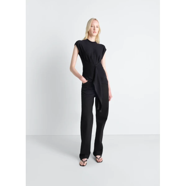 Lemaire Sleeveless Buttoned Top in Merino Blend, view 4