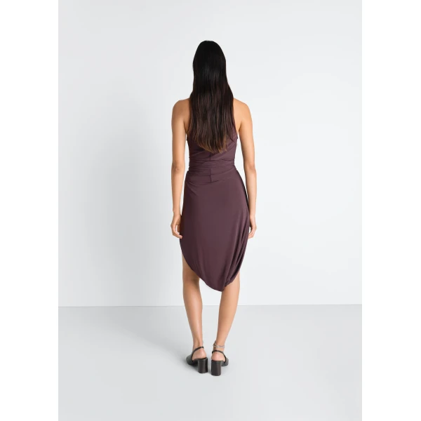 Lemaire Sleeveless Wrap Top in Viscose Crepe Jersey, view 2