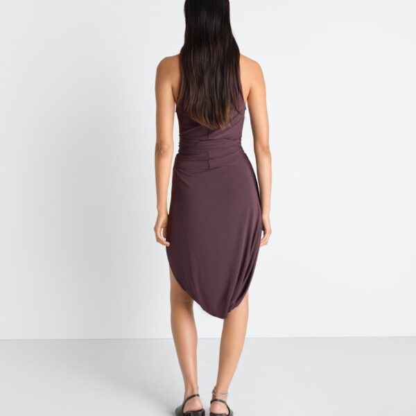Lemaire Sleeveless Wrap Top in Viscose Crepe Jersey - Tops - Parisian Minimalist Luxury at Coveti