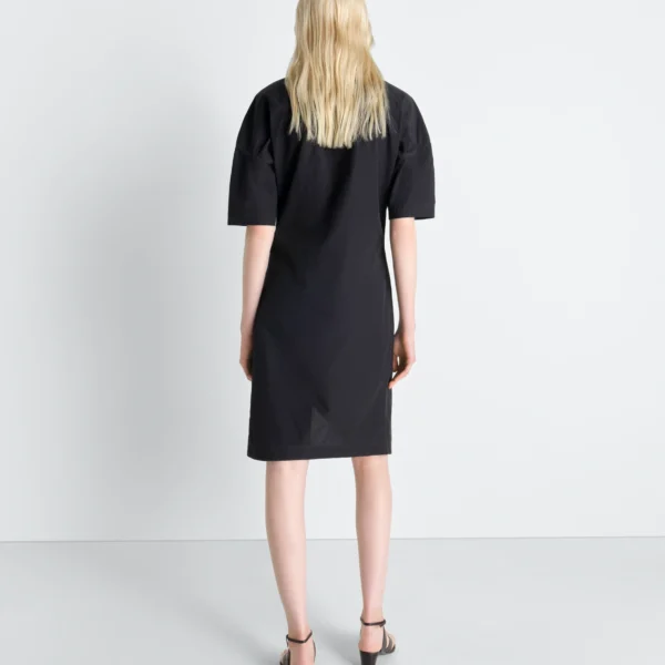 Lemaire Soft Collar Dress in Crepe Cotton - Dresses - Parisian Minimalist Luxury at Coveti