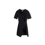 Lemaire Soft Collar Dress in Crepe Cotton - Dresses - Parisian Minimalist Luxury at Coveti