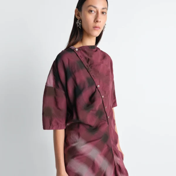 Lemaire Soft Collar Dress in Viscose Cotton - Dresses - Parisian Minimalist Luxury at Coveti