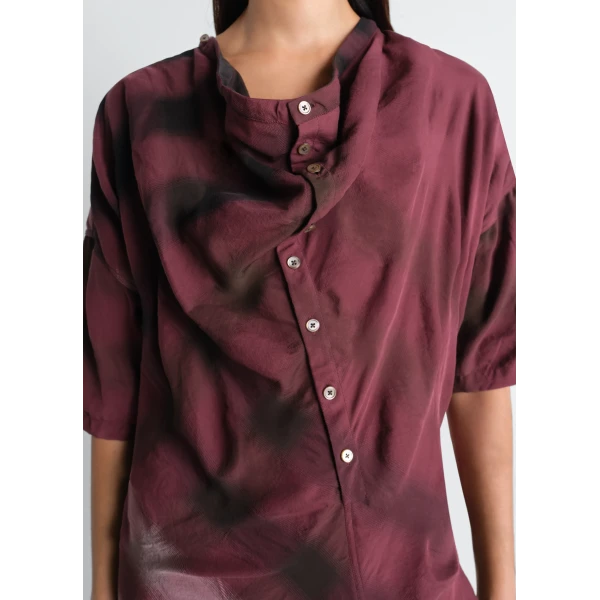 Lemaire Soft Collar Dress in Viscose Cotton, view 5