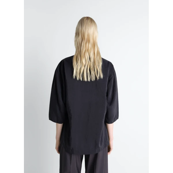 Lemaire Soft Collar Top in Dry Silk, view 2