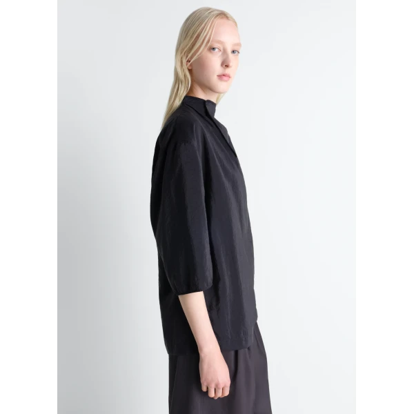 Lemaire Soft Collar Top in Dry Silk, view 5