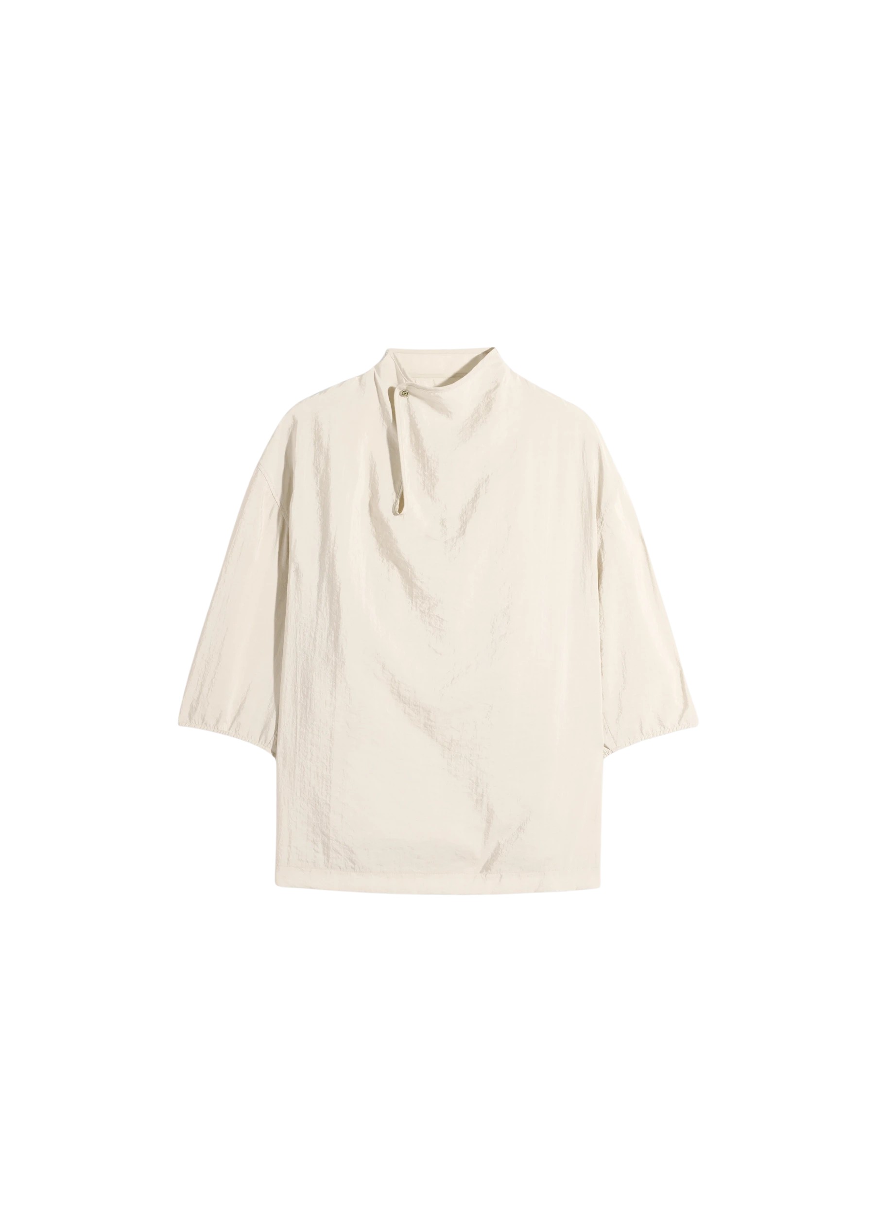 Lemaire Soft Collar Top in Dry Silk