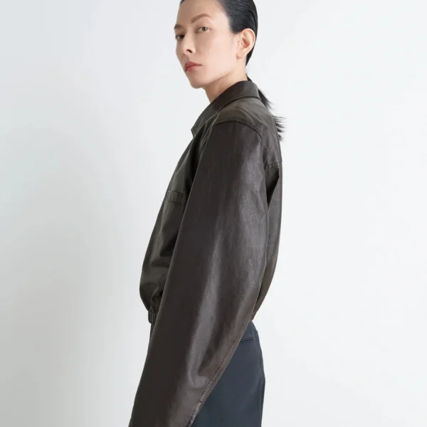 Lemaire Soft Leather Blouson - Jackets - Parisian Minimalist Luxury at Coveti