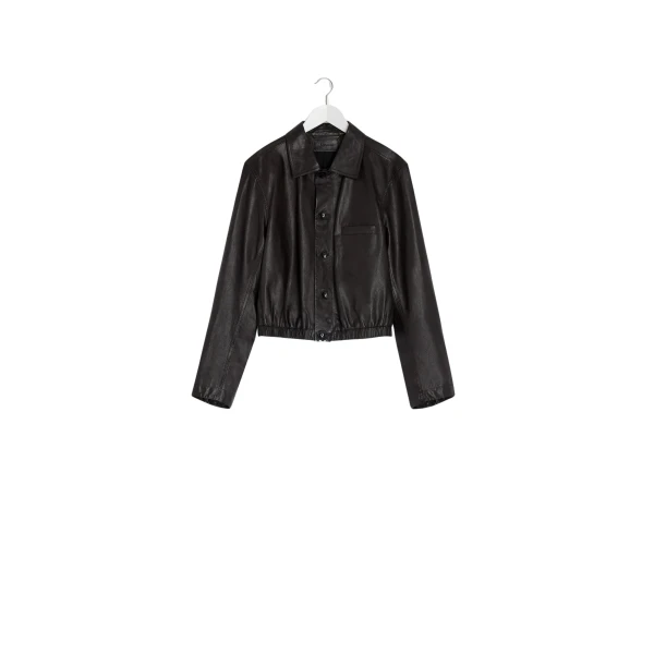 Lemaire Soft Leather Blouson - Jackets - Parisian Minimalist Luxury at Coveti