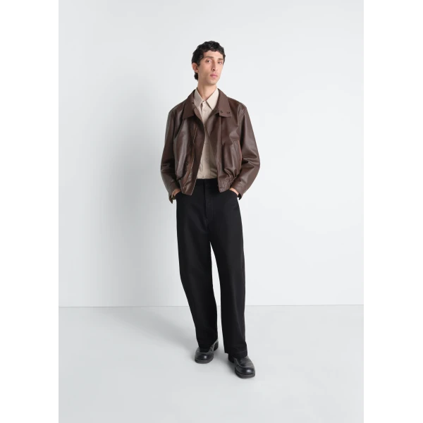 Lemaire Soft Leather Blouson in Leather Jacket, view 6