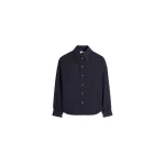 Lemaire Soft Pointed Collar Shirt in Washed Cotton Muslin - Tops - Parisian Minimalist Luxury at Coveti