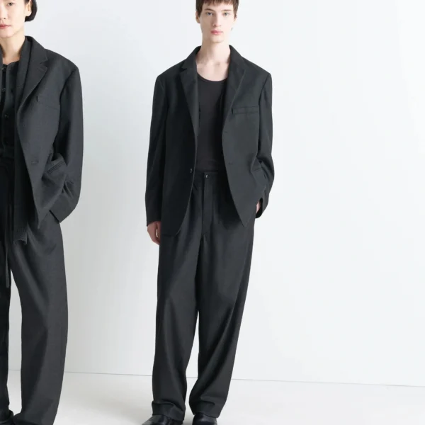 Lemaire Soft Single Breasted Jacket in Cashmere - Jackets - Parisian Minimalist Luxury at Coveti