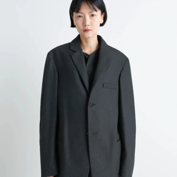 Lemaire Soft Single Breasted Jacket in Cashmere - Jackets - Parisian Minimalist Luxury at Coveti