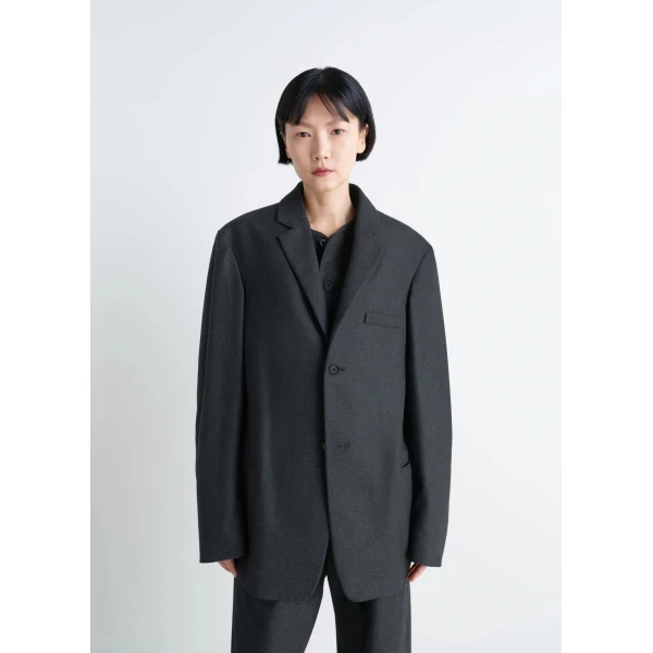 Lemaire Soft Single Breasted Jacket in Cashmere, view 6