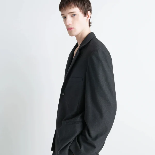 Lemaire Soft Single Breasted Jacket in Cashmere - Jackets - Parisian Minimalist Luxury at Coveti