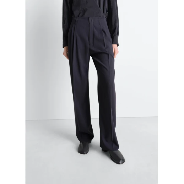 Lemaire Soft Tailored Pants in Wool Crepe, view 2