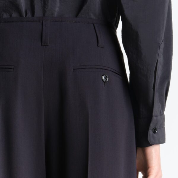 Lemaire Soft Tailored Pants in Wool Crepe - Pants - Parisian Minimalist Luxury at Coveti