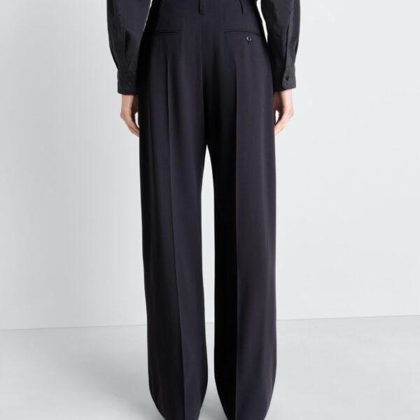 Lemaire Soft Tailored Pants in Wool Crepe - Pants - Parisian Minimalist Luxury at Coveti