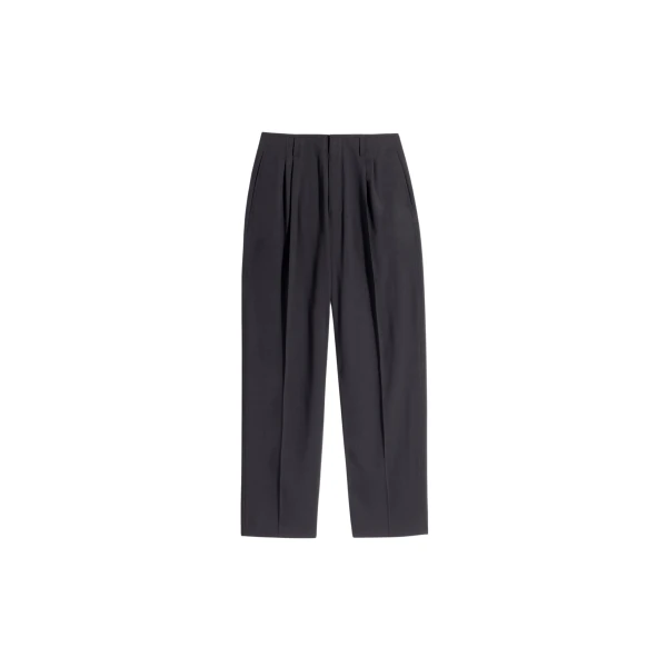 Lemaire Soft Tailored Pants in Wool Crepe - Pants - Parisian Minimalist Luxury at Coveti