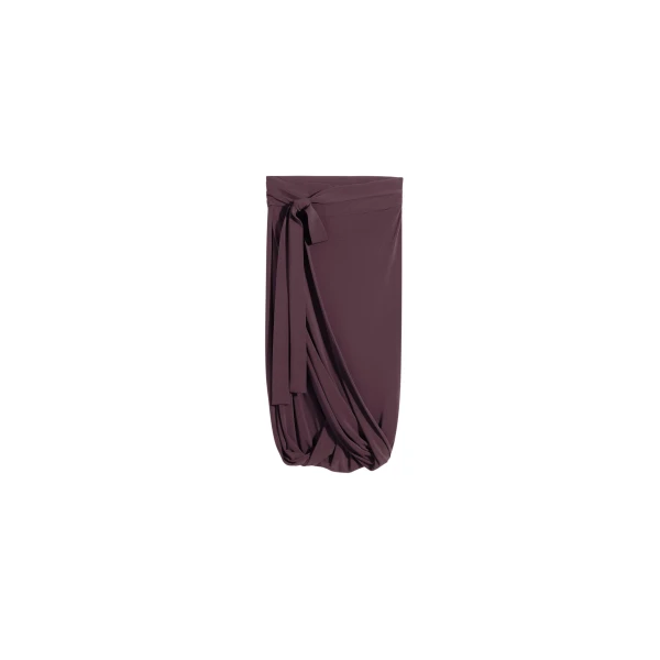 Lemaire Soft Wrap Skirt in Viscose Crepe Jersey - Skirts - Parisian Minimalist Luxury at Coveti