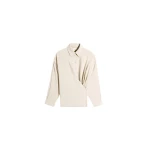 Lemaire Straight Collar Twisted Shirt in Dry Silk - Tops - Parisian Minimalist Luxury at Coveti