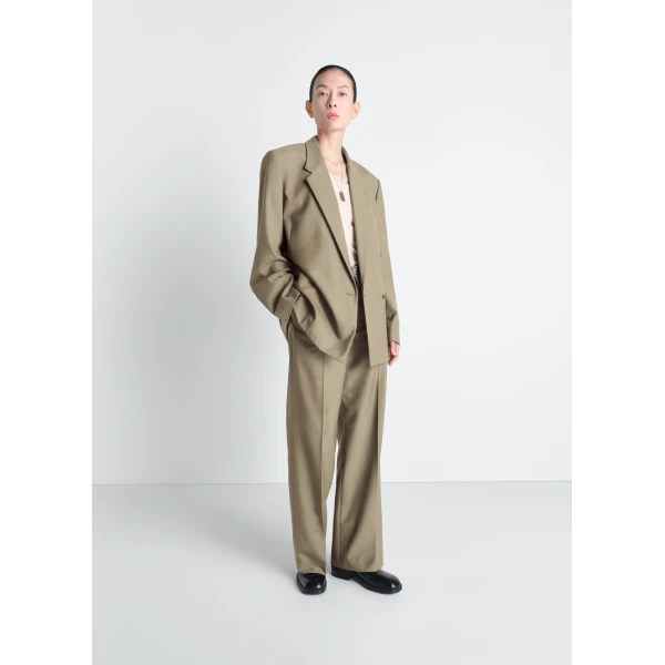 Lemaire Straight Tailored Pants in Polywool, view 3
