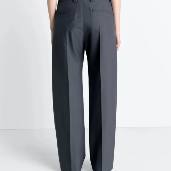 Lemaire Straight Tailored Pants in Polywool - Pants - Parisian Minimalist Luxury at Coveti