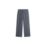 Lemaire Straight Tailored Pants in Polywool - Pants - Parisian Minimalist Luxury at Coveti