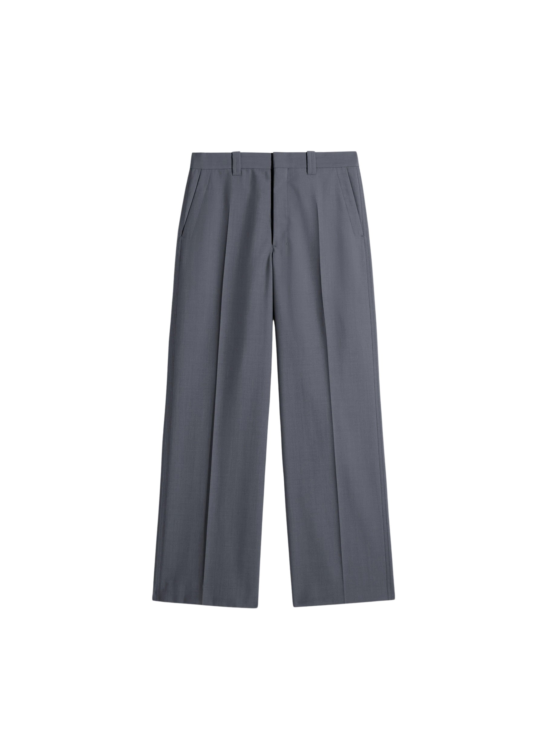 Lemaire Straight Tailored Pants in Polywool