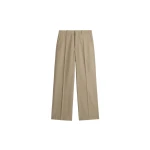 Lemaire Straight Tailored Pants in Polywool - Pants - Parisian Minimalist Luxury at Coveti
