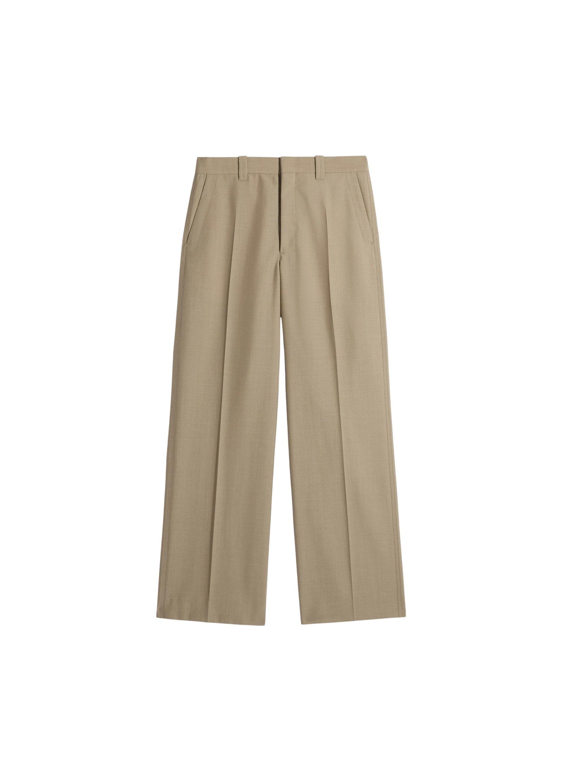 Lemaire Straight Tailored Pants in Polywool
