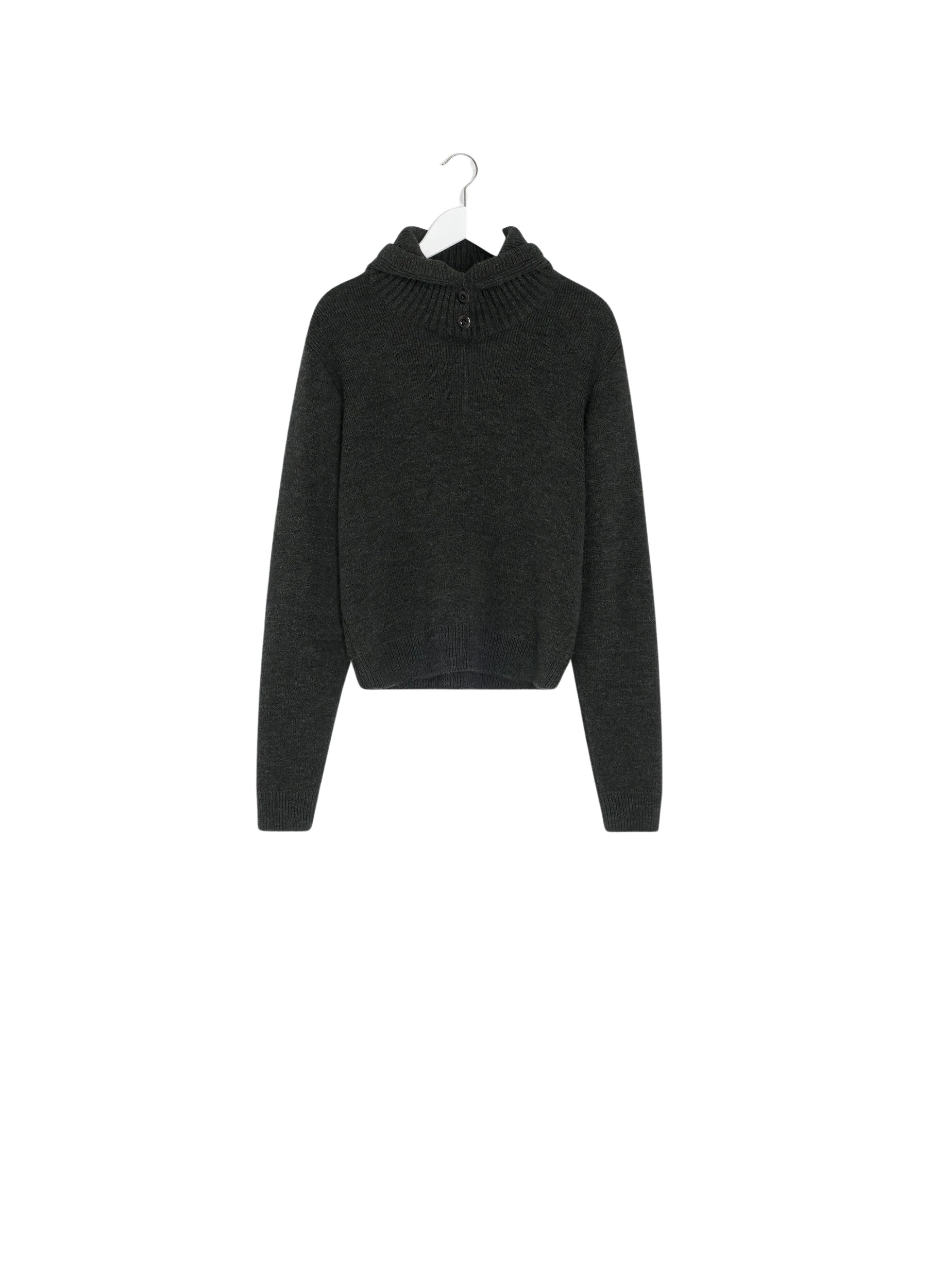 Lemaire Sweater with Hood in Wool Alpaca - Knitwear - Parisian Minimalist Luxury at Coveti