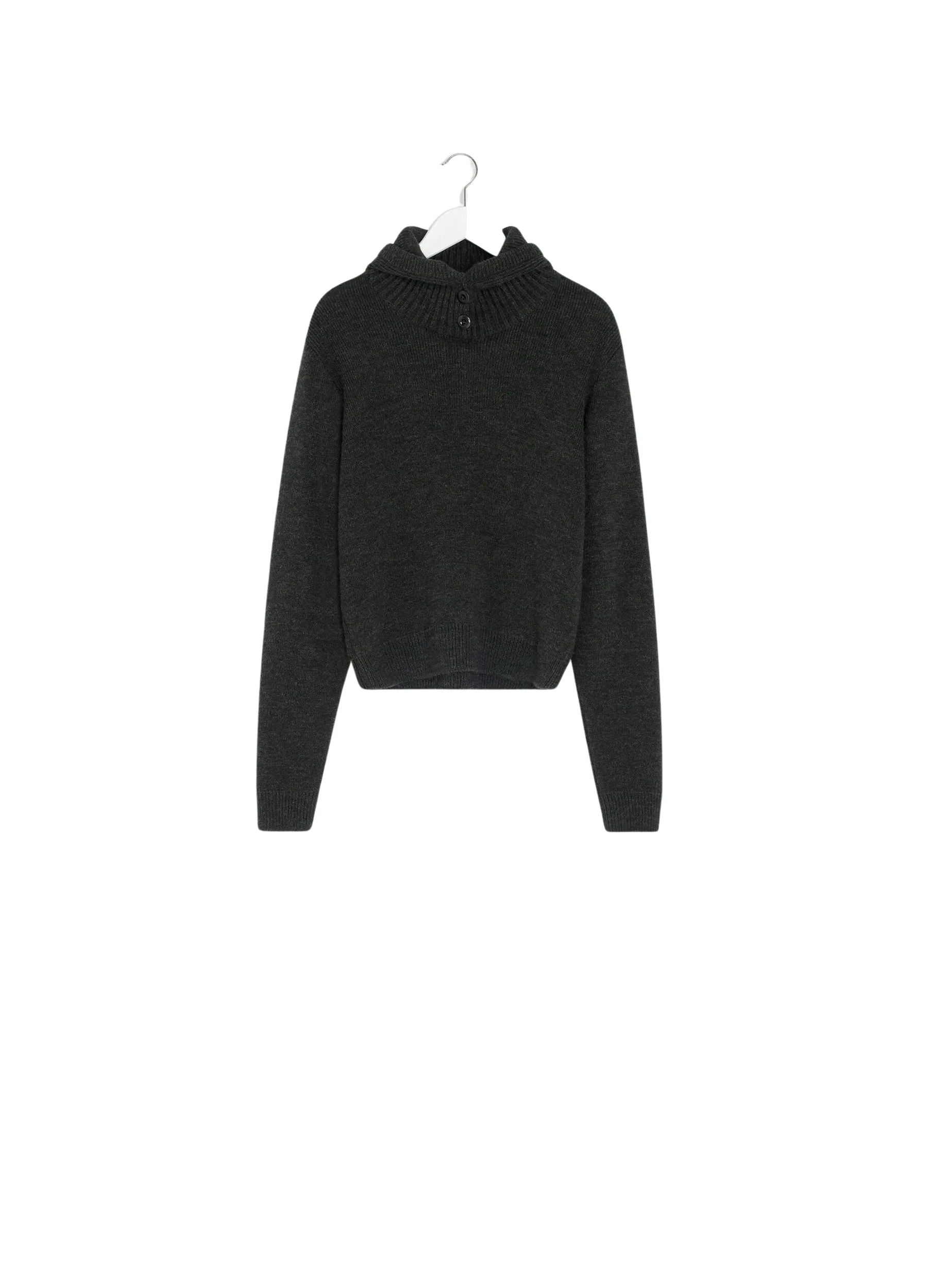 Lemaire-Sweater-with-Hood-in-Wool-Alpaca-coveti29514_nobg Lemaire Sweater with Hood in Wool Alpaca - Knitwear - Parisian Minimalist Luxury at Coveti