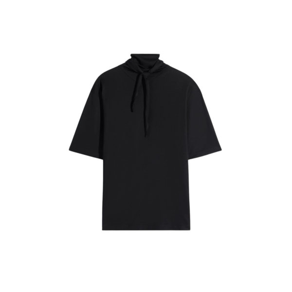 Lemaire T-shirt with Foulard in Jersey - Tops - Parisian Minimalist Luxury at Coveti