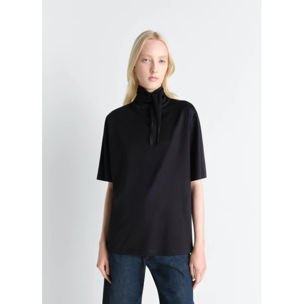 Lemaire T-shirt with Foulard in Jersey Top, view 2