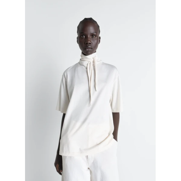 Lemaire T-shirt with Foulard in Jersey Top, view 2