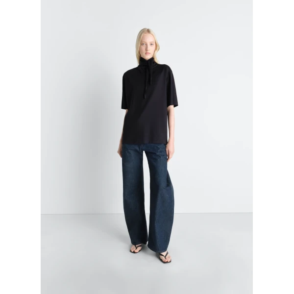 Lemaire T-shirt with Foulard in Jersey Top, view 3