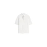 Lemaire T-shirt with Foulard in Jersey - Tops - Parisian Minimalist Luxury at Coveti