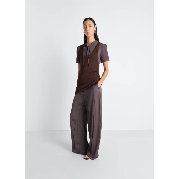Lemaire Tank Top Mini Dress in Viscose Crepe, view 4