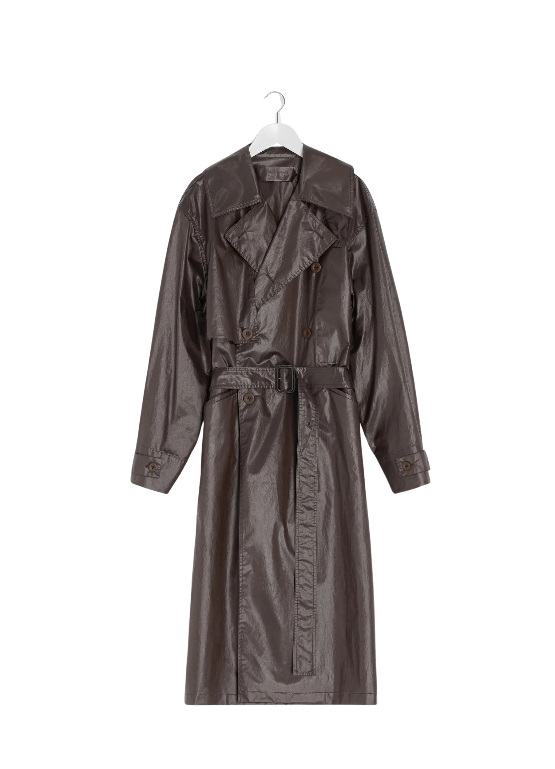 Lemaire Trench Coat in Coated Cotton