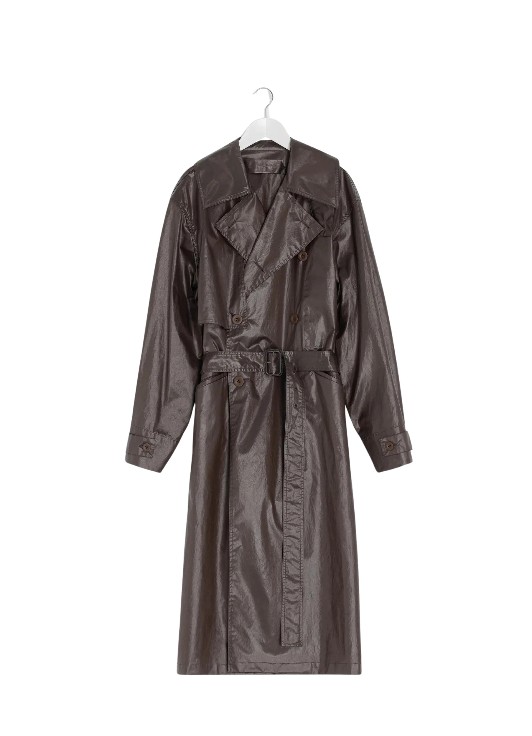 Lemaire-Trench-Coat-in-Coated-Cotton-coveti41060_nobg Lemaire Trench Coat in Coated Cotton - Coats - Parisian Minimalist Luxury at Coveti