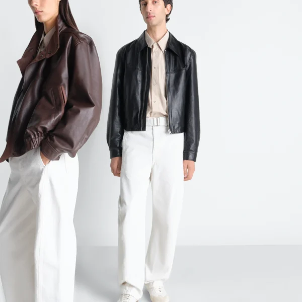 Lemaire Twisted Belted Pants in Denim - Pants - Parisian Minimalist Luxury at Coveti
