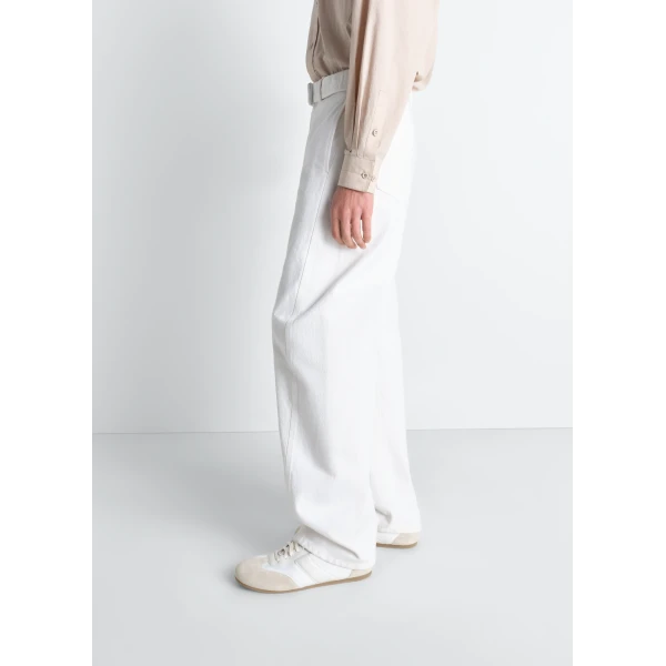 Lemaire Twisted Belted Pants in Denim, view 6