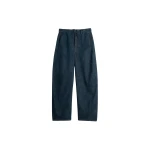 Lemaire Twisted Belted Pants in Denim - Pants - Parisian Minimalist Luxury at Coveti