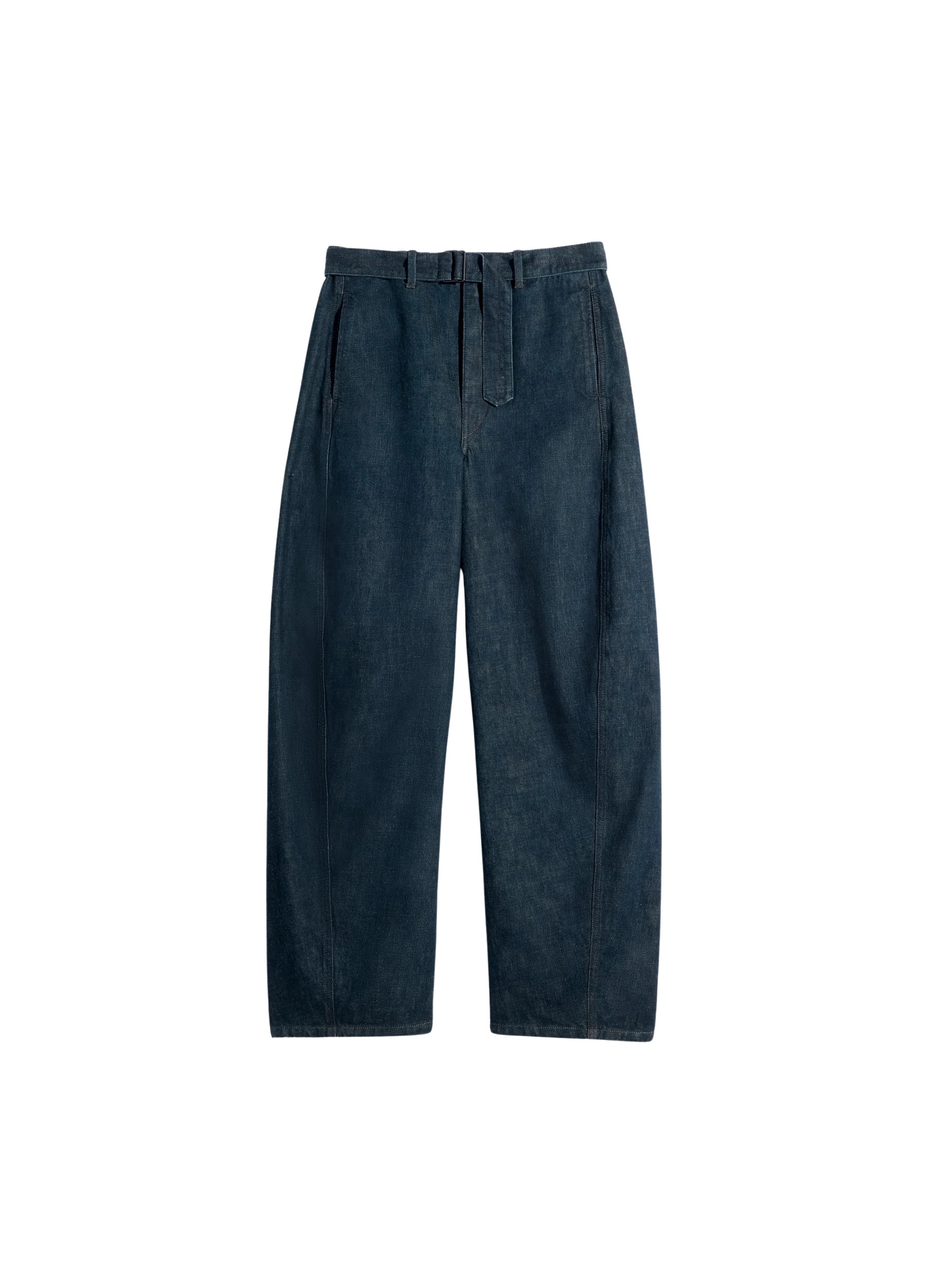 Lemaire Twisted Belted Pants in Denim