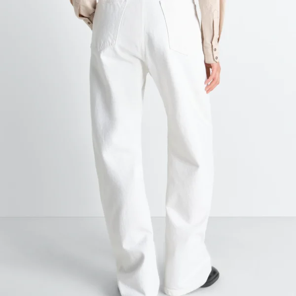 Lemaire Twisted Belted Pants in Denim - Pants - Parisian Minimalist Luxury at Coveti