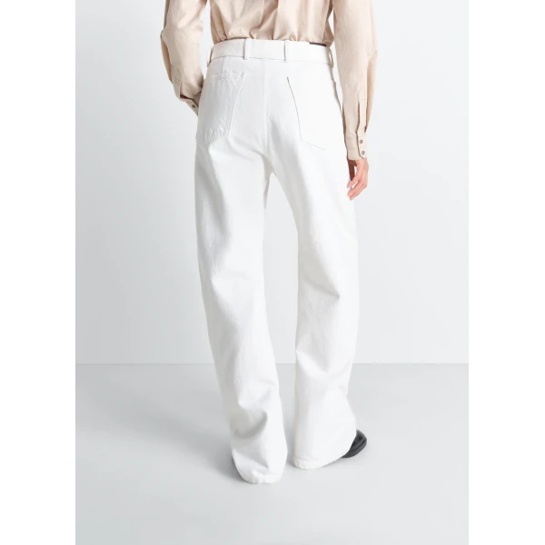 Lemaire Twisted Belted Pants in Denim, view 7