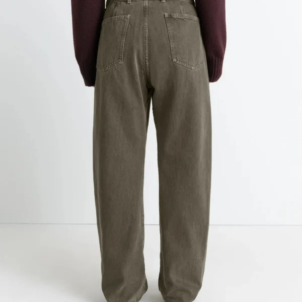 Lemaire Twisted Belted Pants in Denim - Pants - Parisian Minimalist Luxury at Coveti