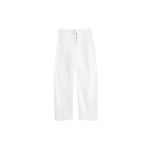 Lemaire Twisted Belted Pants in Denim - Pants - Parisian Minimalist Luxury at Coveti